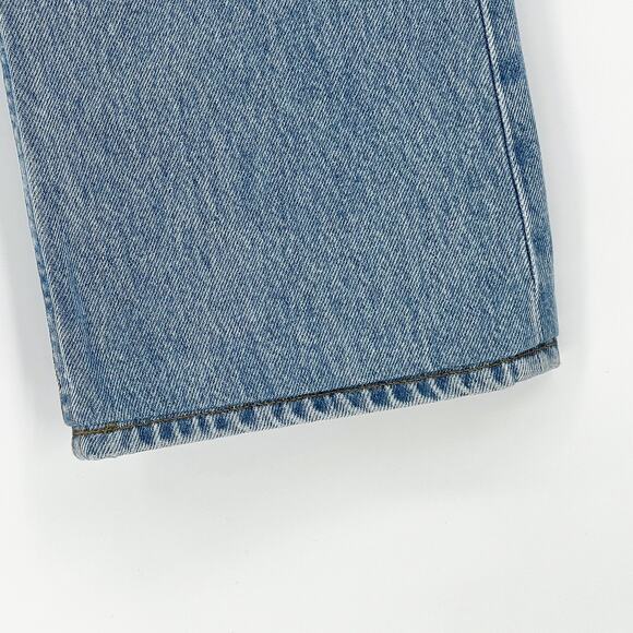 AGOLDE Lana Slice Straight Jeans Clash Light Wash Size 27 - Picture 6 of 7